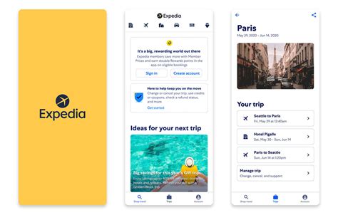 expedia website.